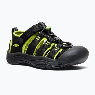 Kinder-Sandalen KEEN Newport H2 black/lime green