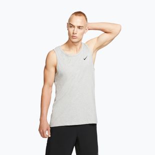 Trainings-T-Shirt Herren Nike Dri-Fit TT dark grey heather/black