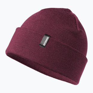 Wintermütze Atomic Alps Rolled Cuff Beanie maroon