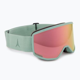 Skibrille Atomic Four HD pistachio/pink copper hd