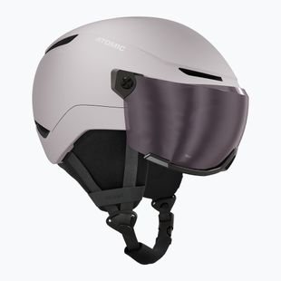 Kinder-Skihelm Atomic Revent Visor Jr concrete/silver flash