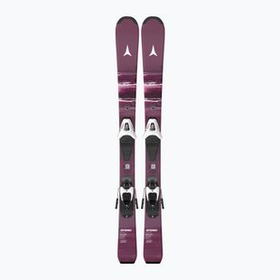 Kinder-Alpinski mit Bindung Atomic Maven Jr 100-120 + C5 GW red plum