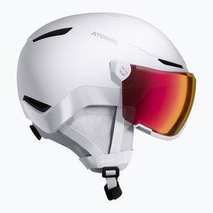 Skihelm Atomic Revent Visor Photo white heather/red photo