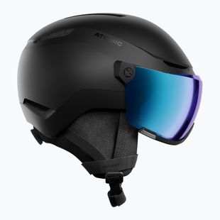 Skihelm Atomic Revent Visor Stereo black/blue stereo