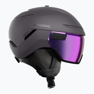 Skihelm Atomic Savor GT Visor Stereo iron ore/purple stereo