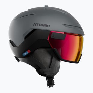 Skihelm Atomic Savor GT Amid Visor Photo slate/red photo