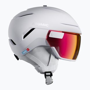 Skihelm Atomic Savor GT Amid Visor Photo white heather/red photo