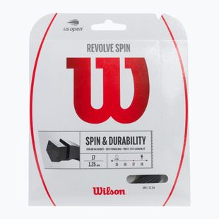 Wilson Revolve Spin 17 Set Tennissaite 12 2m schwarz WRZ958900+