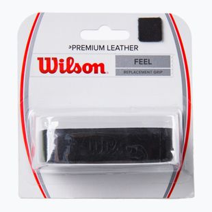 Wilson Premium Leather Grip Tennisschlägerhülle schwarz WRZ470300+