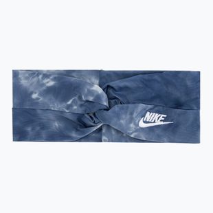Nike Twist Knot Stirnband Tie Dye blau N1008232-421