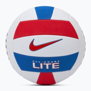 Volleyball Nike All Court Lite Volleyball white/university red/game royal/university red Größe 5