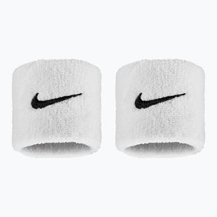 Handgelenkbänder Nike Swoosh Classic Wristbands 2er-Pack white/black