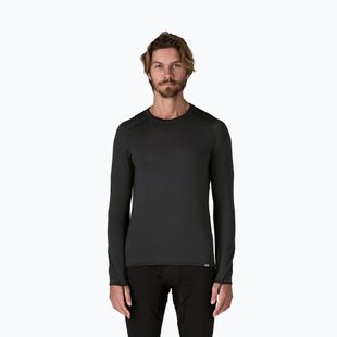 Herren-Thermoaktivshirt Patagonia Cap Thermal Weight Crew schwarz