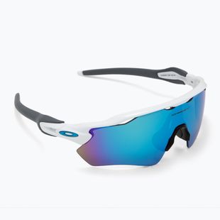 Oakley Radar EV Path Sonnenbrille poliert weiß/Prisma Saphir