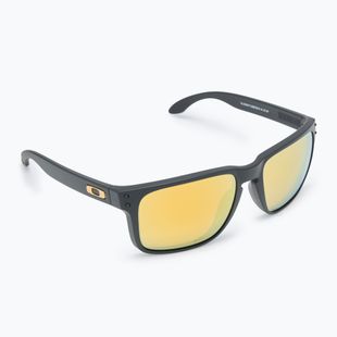 Oakley Holbrook XL mattschwarz/prizm 24k polarisierte Sonnenbrille