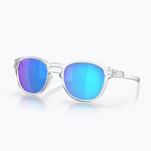 Oakley Latch matt klar/prizm sapphire polarisierte Sonnenbrille