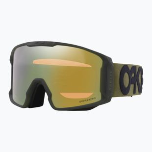 Skibrille Oakley Line Miner L matte b1b dark brush/prizm sage gold iridium