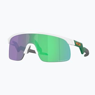 Oakley Resistor matt weiß/prizm jade Kindersonnenbrille