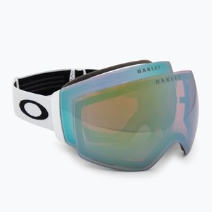 Skibrille Oakley Flight Deck Pro M matte white/prizm sapphire/prizm sage go