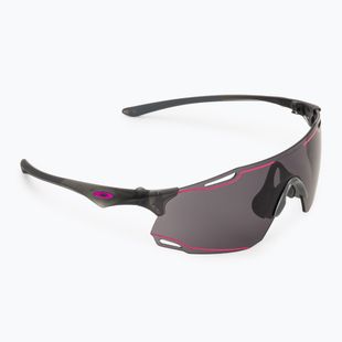 Sonnenbrille Oakley Cybr Dyno matte grey smoke/prizm grey with pink ink