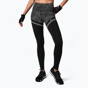 Damen-Leggings STRONG ID Performance schwarz-grau Z1B01337