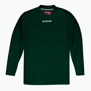 Kinder-Hockey-Langarmshirt CCM 5000 JR dunkelgrün