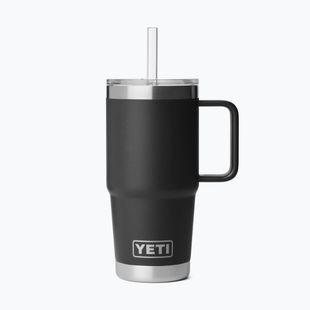 Thermobecher YETI Rambler Straw 739 ml black