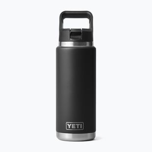 Thermoflasche YETI Rambler Straw 769 ml black