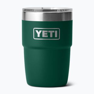 Thermosflasche YETI Rambler Stackable 237 ml black forest green