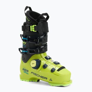 Herren-Skischuhe Fischer RC4 CARBON PRO MV BOA yellow/carbon