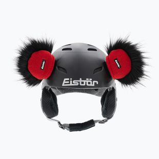 Helm-Ohren Eisbar Teddy Ears black/red