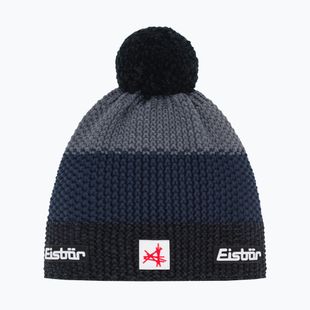 Wintermütze Eisbar Star Pompon SA black/cobalt/anthracite
