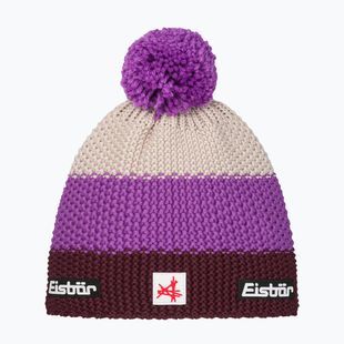 Wintermütze Eisbar Star Pompon SA lilac/purple