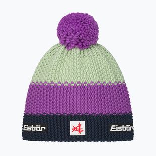 Kinder-Wintermütze Eisbar Stan Pompon SA purple