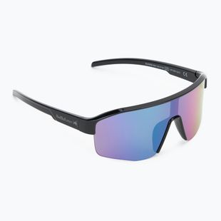 Red Bull SPECT Dundee schwarz/rauch mit lila grünem Spiegel Sonnenbrille