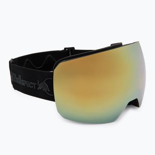 Skibrille Red Bull SPECT Chute black/brown with gold mirror/cloudy snow