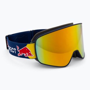 Skibrille Red Bull SPECT Rush blue/red snow - orange with red mirror
