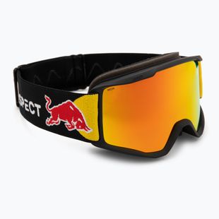 Skibrille Red Bull SPECT Neon black/orange with red mirror