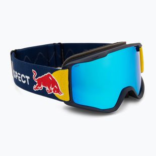 Skibrille Red Bull SPECT Neon blue/smoke with blue mirror