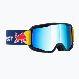Skibrille Red Bull SPECT Neon blue/smoke with blue mirror