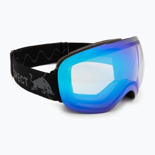 Skibrille Red Bull SPECT Bent Photo black/light blue with blue chrome x