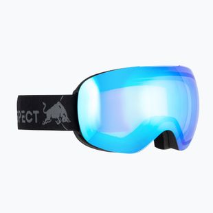 Skibrille Red Bull SPECT Bent Photo black/light blue with blue chrome x