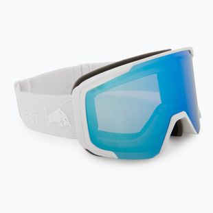 Skibrille Red Bull SPECT Jibb matt white/smoke with blue mirror
