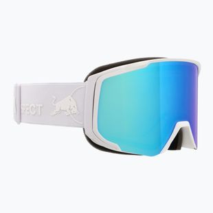 Skibrille Red Bull SPECT Jibb matt white/smoke with blue mirror
