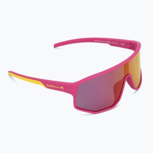 Sonnenbrille Red Bull SPECT Dash neon pink/smoke with pink-yellow mirror