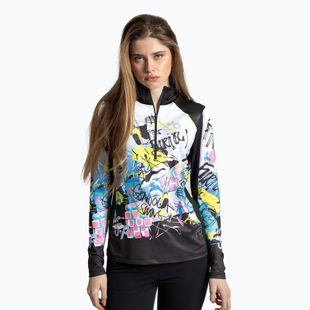 Damen Sweatshirt Sportalm Bonny Print schwarz