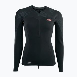 Schwimm Longsleeve Damen ION Neo Zip Top 1.5 black