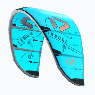 Kitesurf-Kite Duotone Rebel D/LAB Turquoise/Grey
