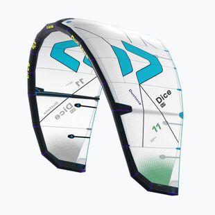 Kitesurf-Kite Duotone Dice SLS undyed/turquoise