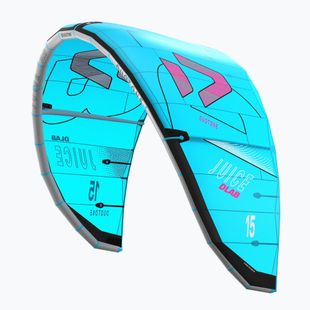 Kitesurf-Kite Duotone Juice D/LAB turquoise/grey